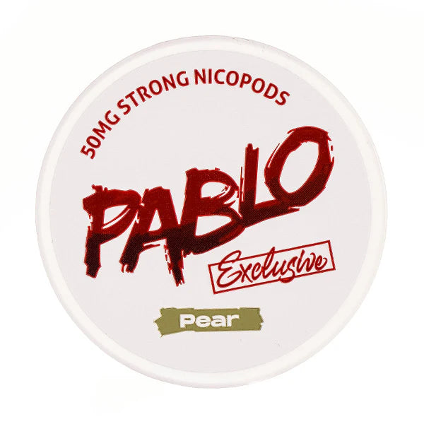 Pablo Pear Nicotine Pouches, Tub, Top